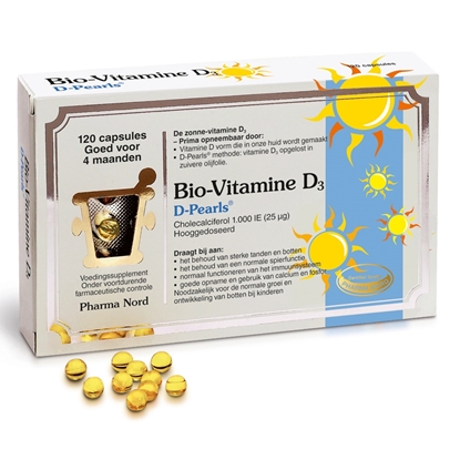 BIO D3 VITAMINE 25MCG CAPS. 120 ST